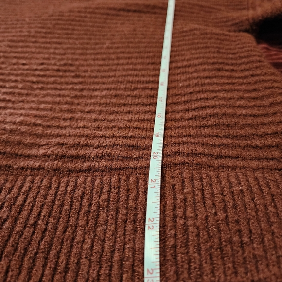 Madewell cowl neck pullover sweater Medium maroon burgundy color - Picture 9 of 9